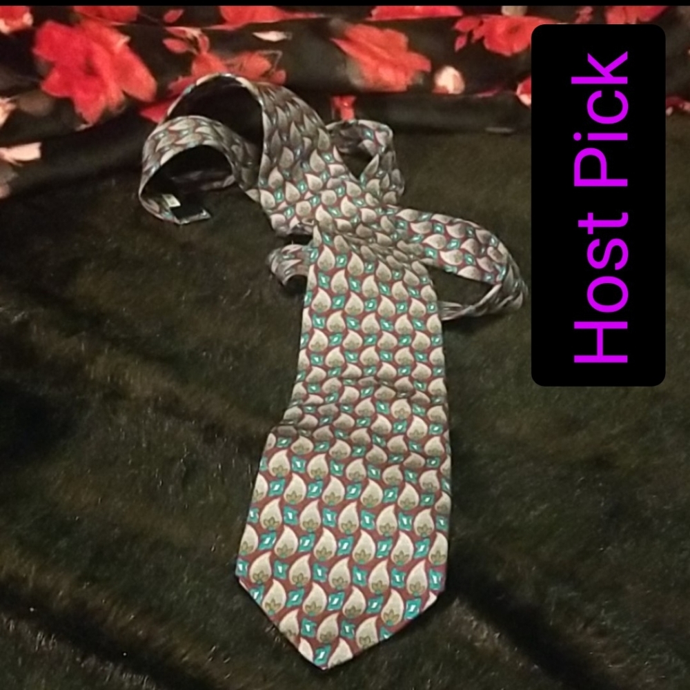 🚨2/$20🚨     💙BOGO💙  ROOSTER New Traditions NWOT Silk TALL Man's Tie
